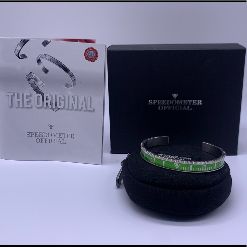 Speedometer cuff bracelet